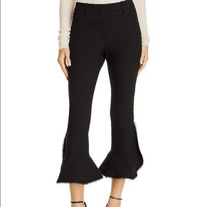 Derek Lam 10 Crosby Daria Ruffled Cropped Pants- 4